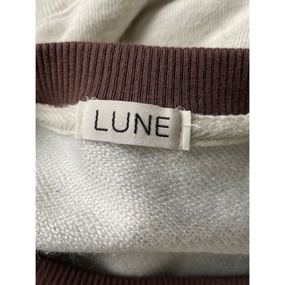 LUNE Hotel Montreal Paris Oatmeal Brown Sweatshirt - Picture 3 of 6